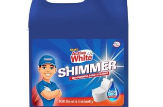 Active White - Shimmer Toilet Cleaner, 5L Family Pack