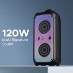 boAt Partypal 300 Speaker with 120 W Signature Sound, Up to 6 hrs Playtime, Built-in Mic, TWS Mode, Bluetooth v5.3, AUX Port, & USB Type-C Port(Premium...