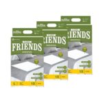 Friends Classic Underpads, Super Absorbent Polymer & Soft Surface (Large, 30)