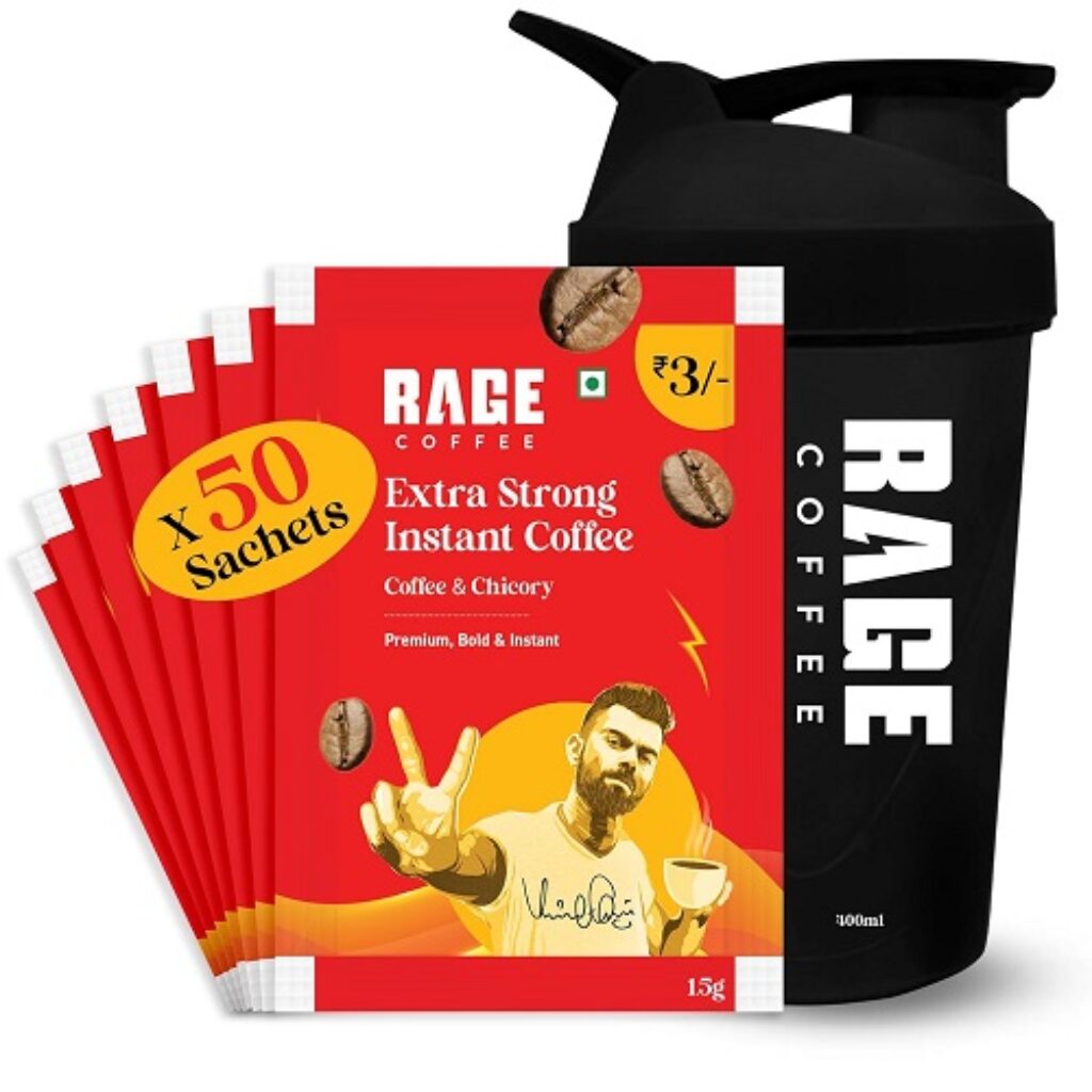 Rage Coffee Extra Strong Premium Blend Coffee Sachets