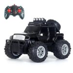 Popsugar Off Roader Rechargeable Remote Control Monster Truck with 2 Speeds and 4 Headlight Modes