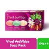 Vivel VedVidya Luxury Pack of 6 Skincare Soaps for Soft, Even-toned, Clear, Radiant and Glowing Skin,