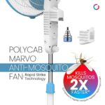 Polycab Marvo Anti-Mosquito 400mm Oscillating Pedestal Fa