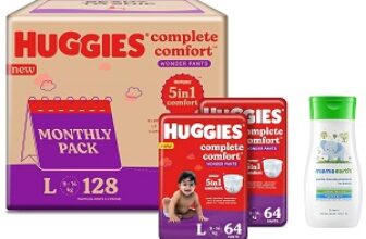 Huggies Wonder Pants Large Size Diapers Monthly Pack