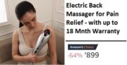 beatXP Stream Full Body Massager Machine for Pain Relief with 4 Attachments