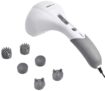 Amazon Basics Double-Head Device for Body Massager (Hammer Design) Corded Electric, White/Gray