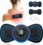 Body Massager,Wireless Portable Neck Massager with 8 Modes