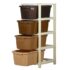 Fun Homes Stainless Steel Multipurpose Storage Kitchen Corner Rack/Stand/Shelf (Silver)