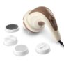 Lifelong LLM27 Corded Electric Handheld Full Body Massager With 4 Massage Heads & Variable Speed Settings
