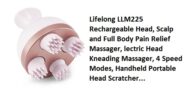 Lifelong LLM225 Rechargeable Head, Scalp and Full Body Pain Relief Massager