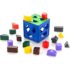 ZUDO TOYS Shape Sorting Cube With 18 Shape And Different Color – Kids Activity Toys